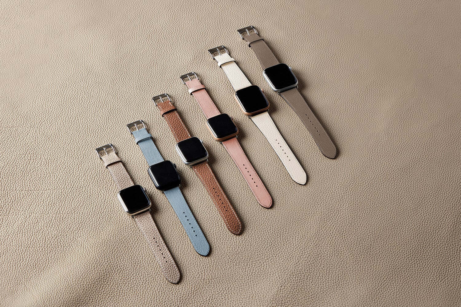 【38mm/40mm/41mm, S/Mサイズ】Apple Watch レザーバンド