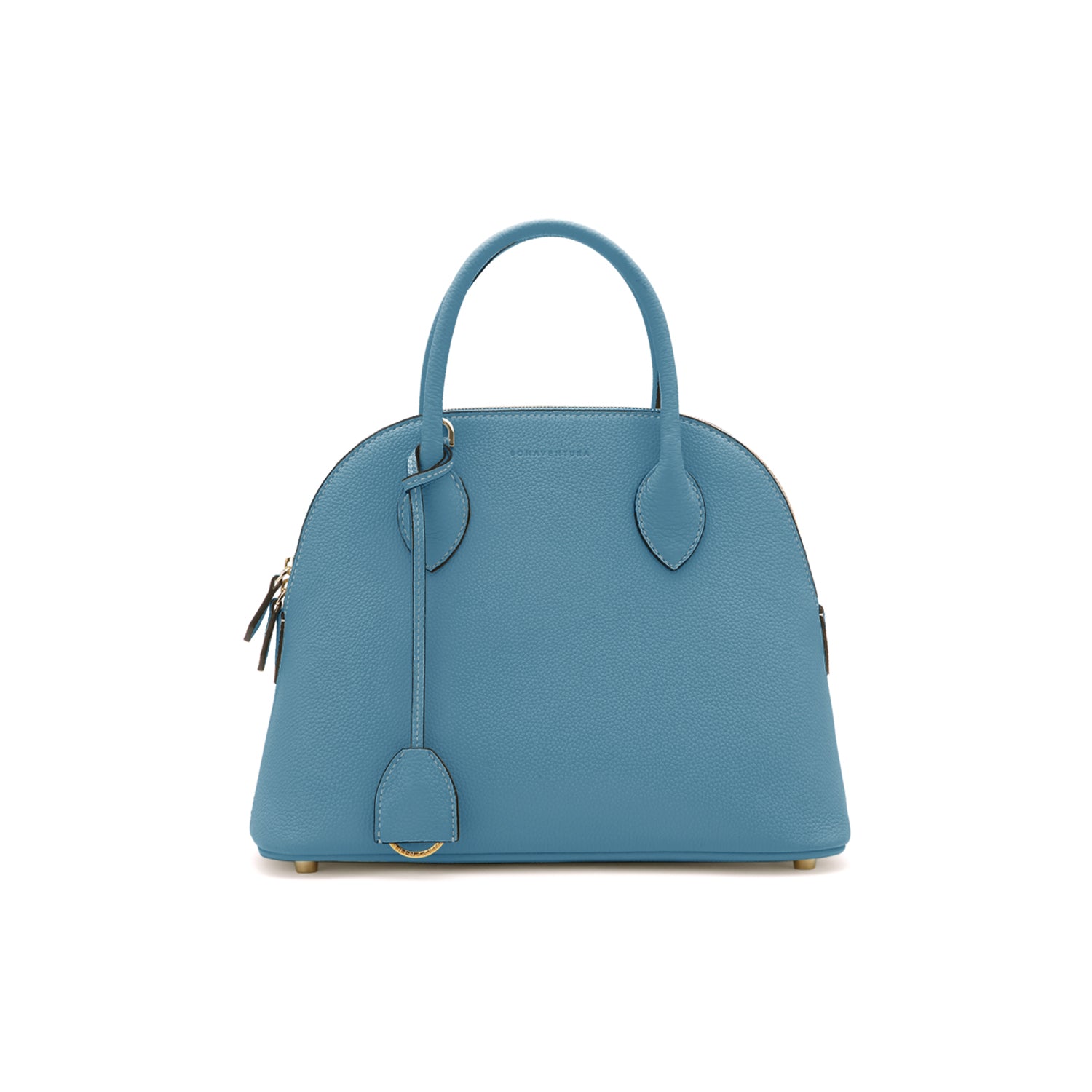 エマ バッグ　シュリンクレザー - ブルーシアン