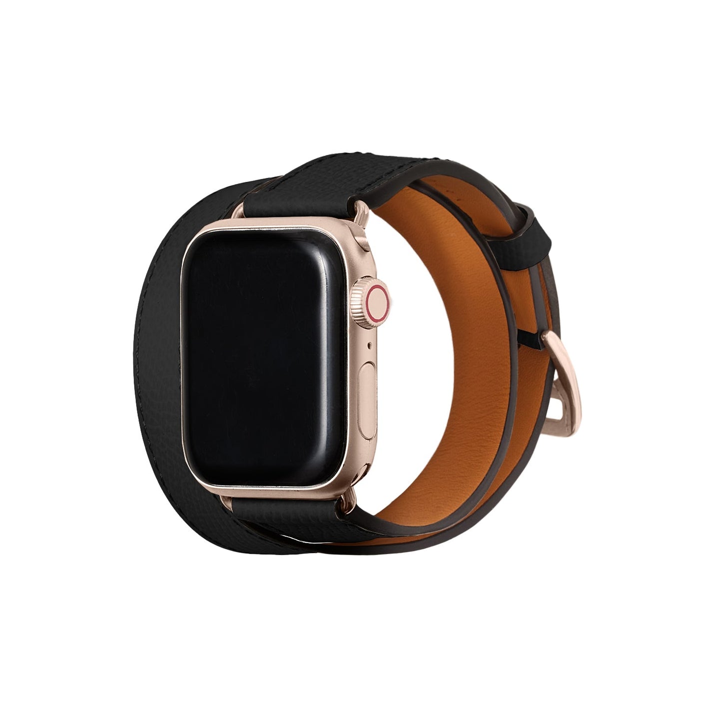 Double Tour Apple Watch Leather Band Noblesse Leather [38mm/40mm/41mm] (Adapter: Gold)