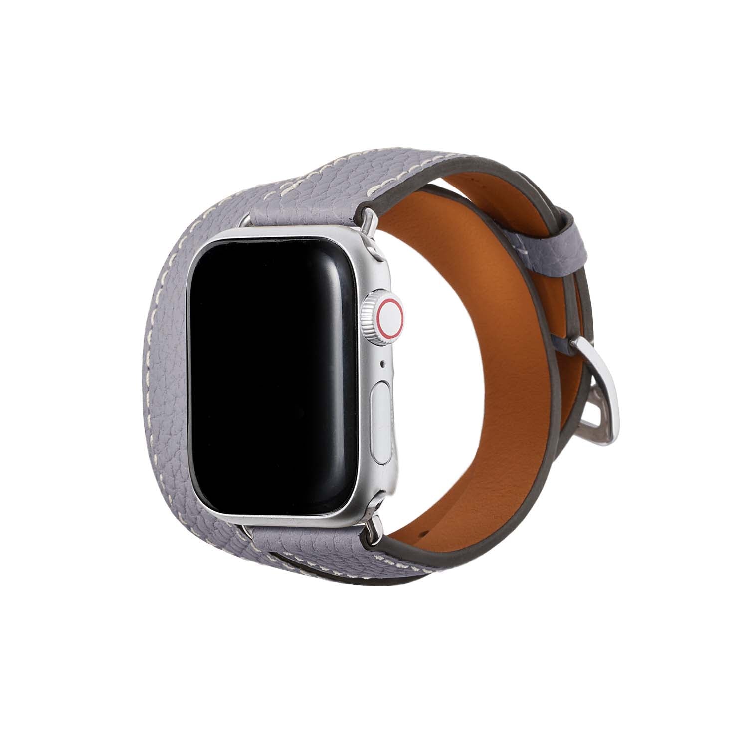 ダブルトゥール  Apple Watch レザーバンド シュリンクレザー【38mm/40mm/41mm】 (アダプター：シルバー)