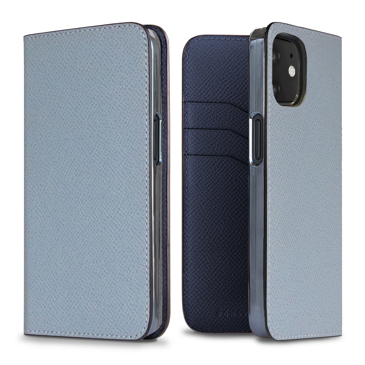 (iPhone 12 mini) Diary case in Noblesse leather