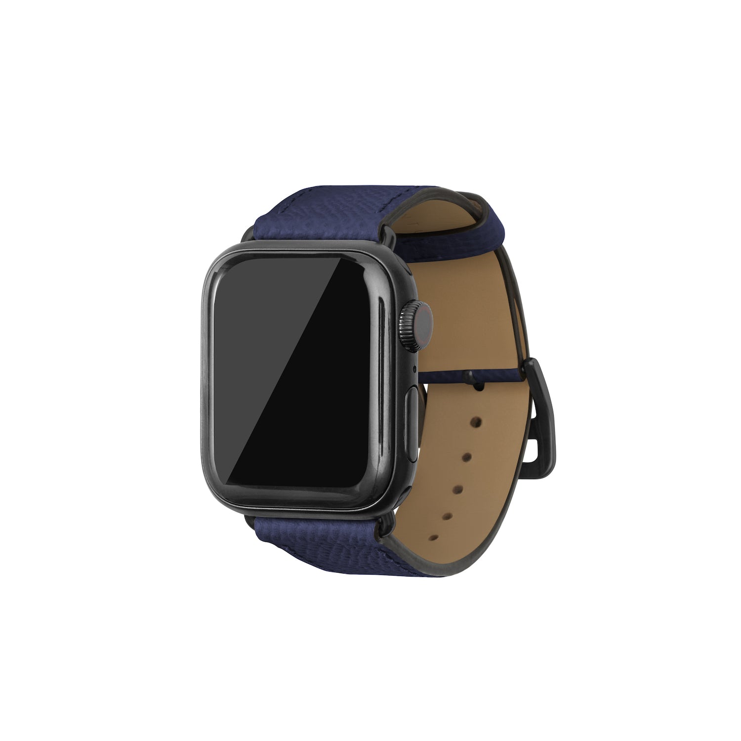 ノブレッサ Apple Watch レザーバンド【38mm/40mm/41mm, M/Lサイズ】 (アダプター：ブラック)