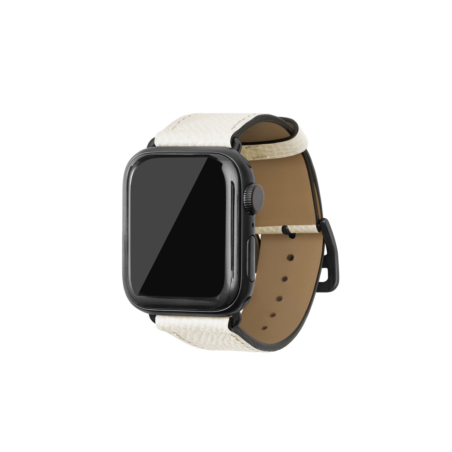 ノブレッサ Apple Watch レザーバンド【38mm/40mm/41mm, M/Lサイズ】 (アダプター：ブラック)