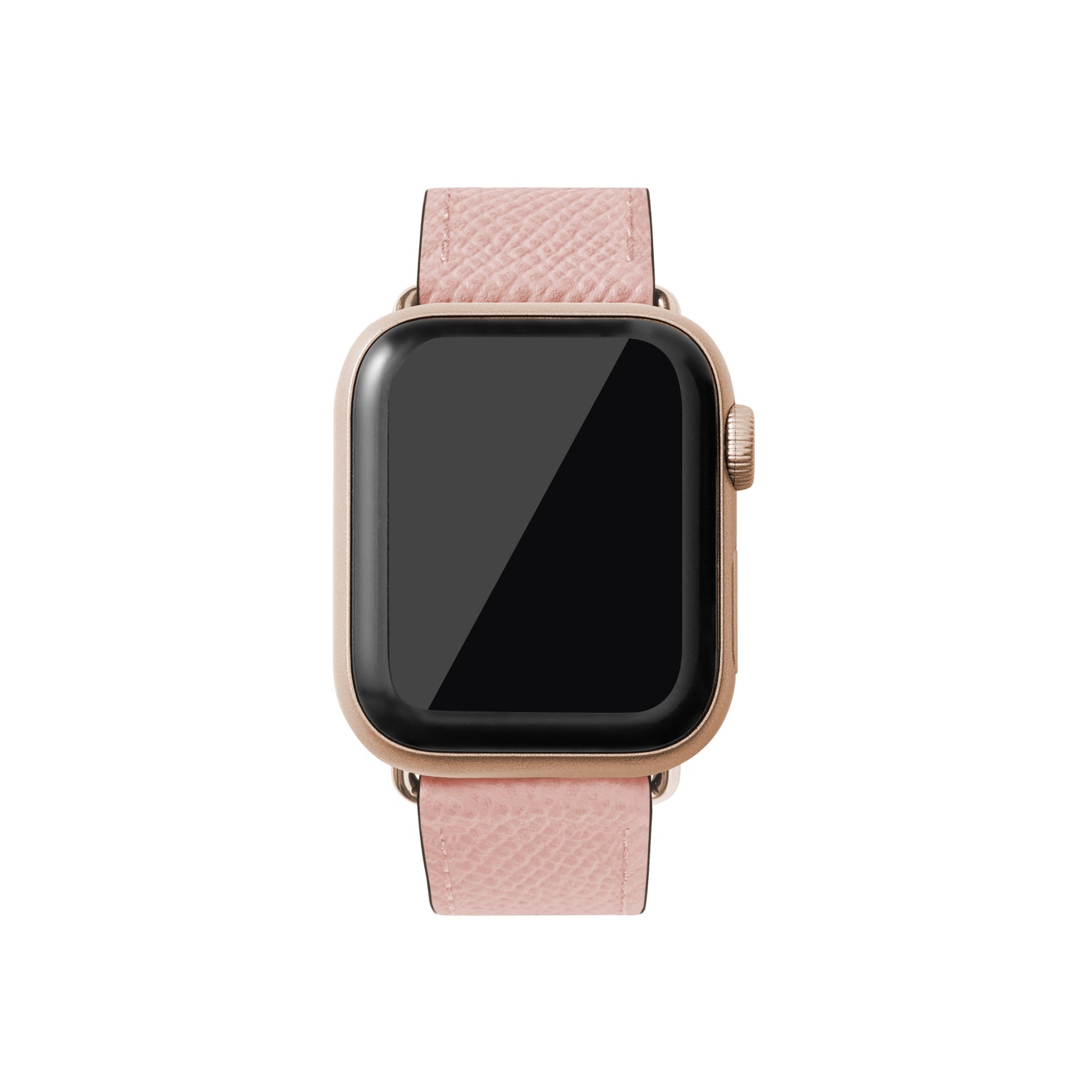 ノブレッサ Apple Watch レザーバンド【38mm/40mm/41mm, M/Lサイズ】 (アダプター：ゴールド)