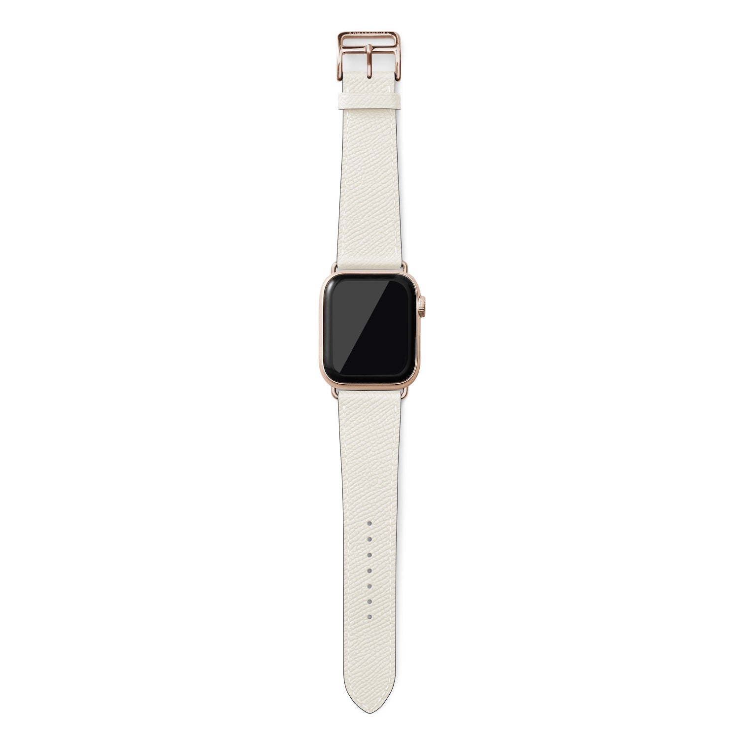 ノブレッサ Apple Watch レザーバンド【38mm/40mm/41mm, M/Lサイズ】 (アダプター：ゴールド)