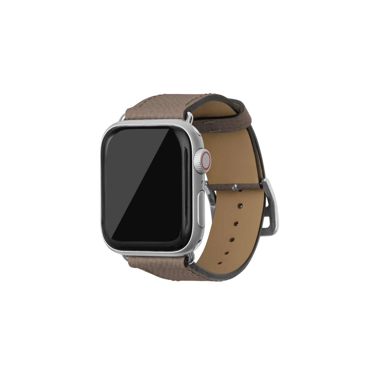 ノブレッサ Apple Watch レザーバンド【38mm/40mm/41mm, M/Lサイズ】 (アダプター：シルバー)