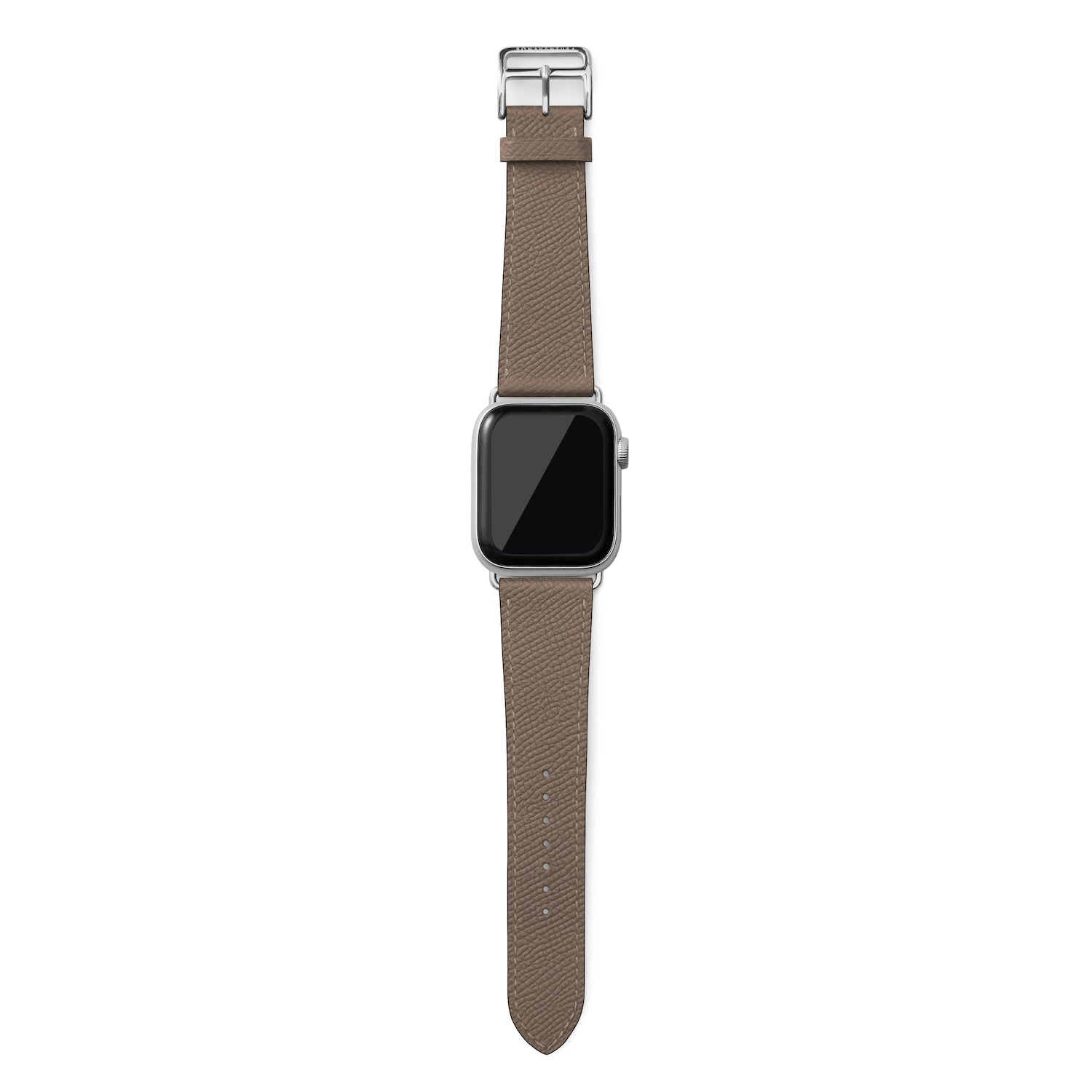 ノブレッサ Apple Watch レザーバンド【38mm/40mm/41mm, M/Lサイズ】 (アダプター：シルバー)