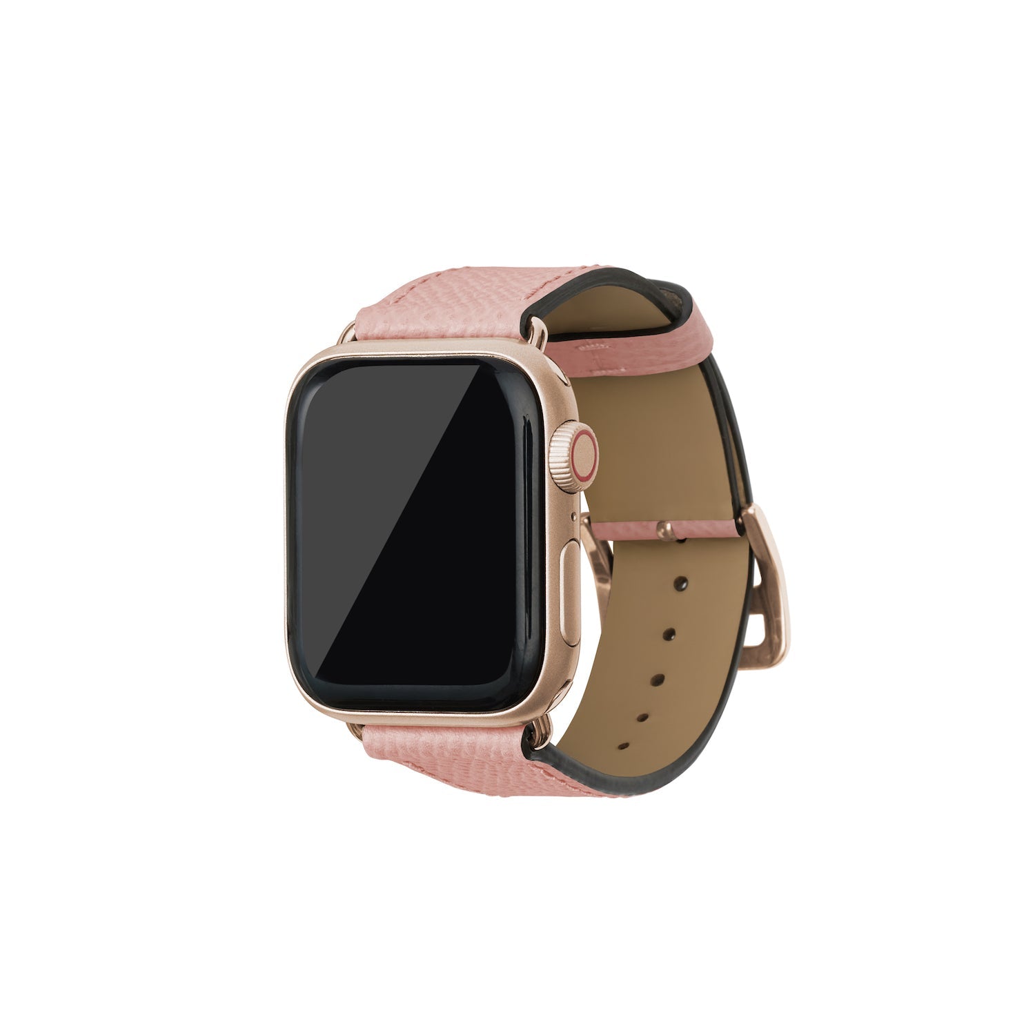 ノブレッサ Apple Watch レザーバンド【38mm/40mm/41mm, S/Mサイズ】 (アダプター：ゴールド)