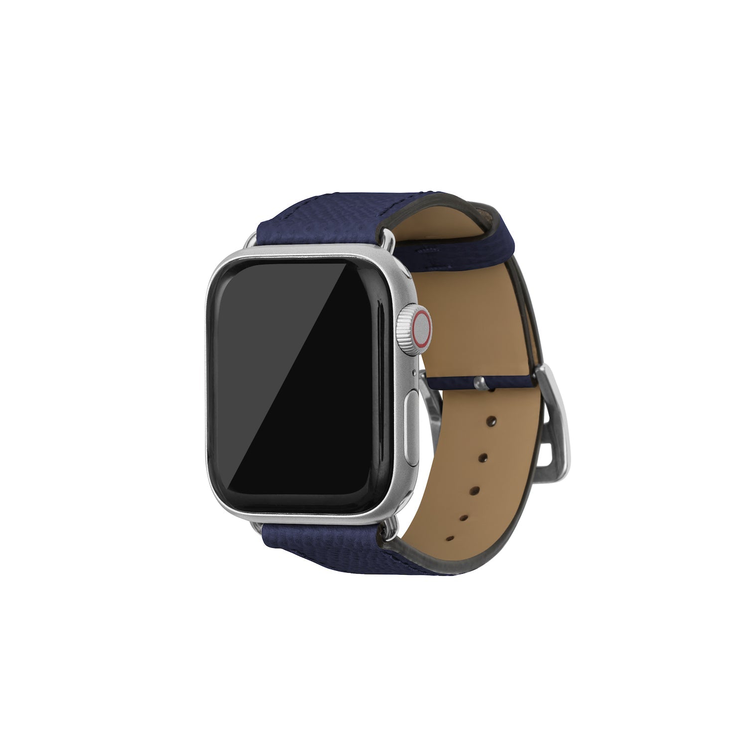 ノブレッサ Apple Watch レザーバンド【38mm/40mm/41mm, S/Mサイズ】 (アダプター：シルバー)