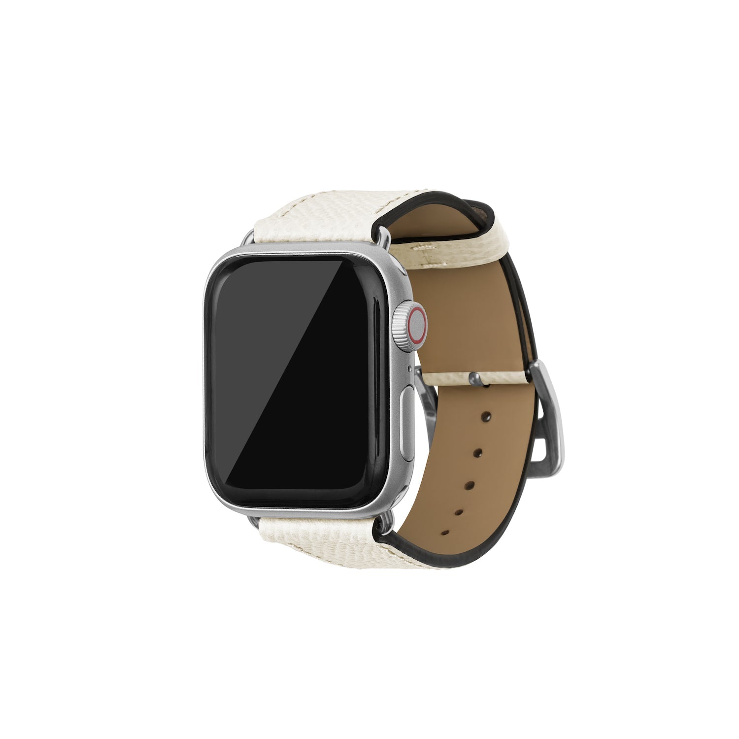 ノブレッサ Apple Watch レザーバンド【38mm/40mm/41mm, S/Mサイズ】 (アダプター：シルバー)