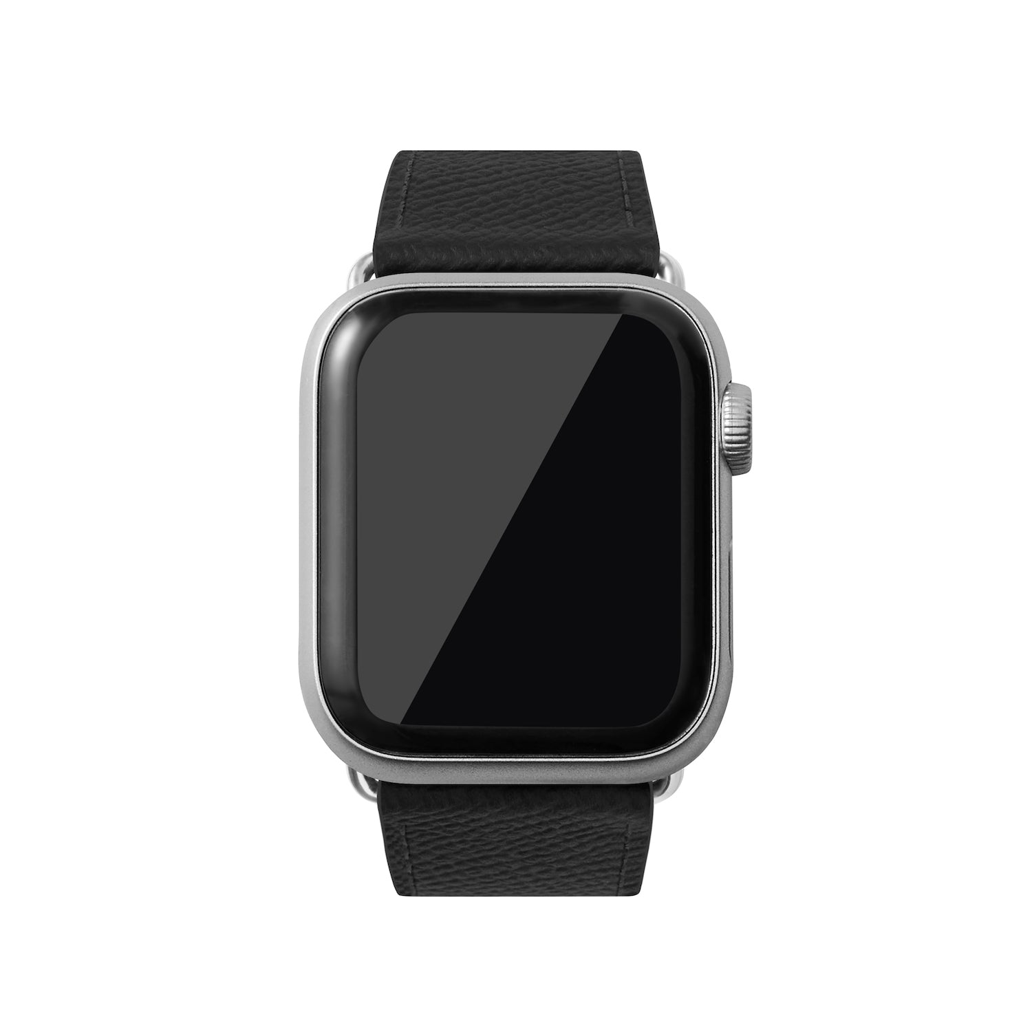 ノブレッサ Apple Watch レザーバンド【42mm/44mm/45mm, M/Lサイズ】 (アダプター：シルバー)