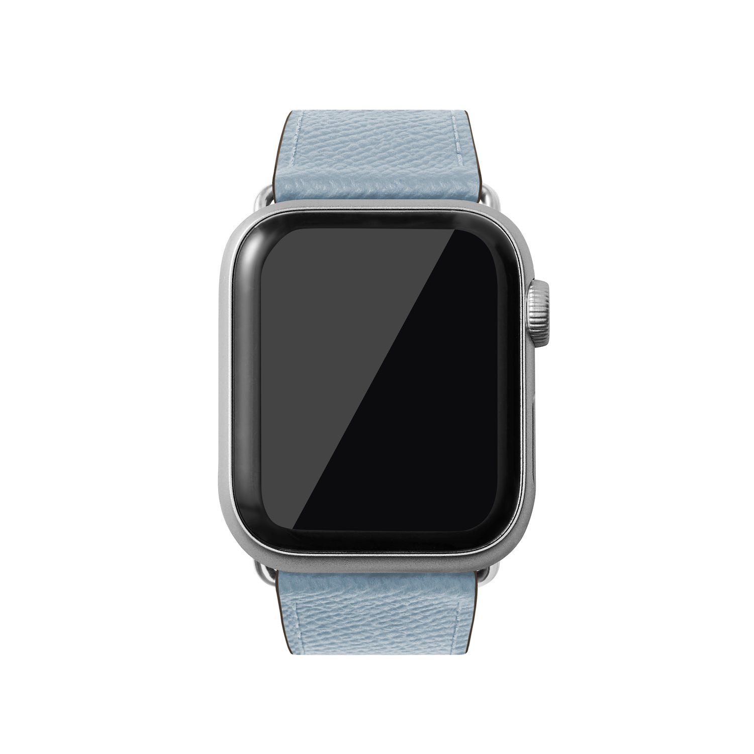 ノブレッサ Apple Watch レザーバンド【42mm/44mm/45mm, M/Lサイズ】 (アダプター：シルバー)