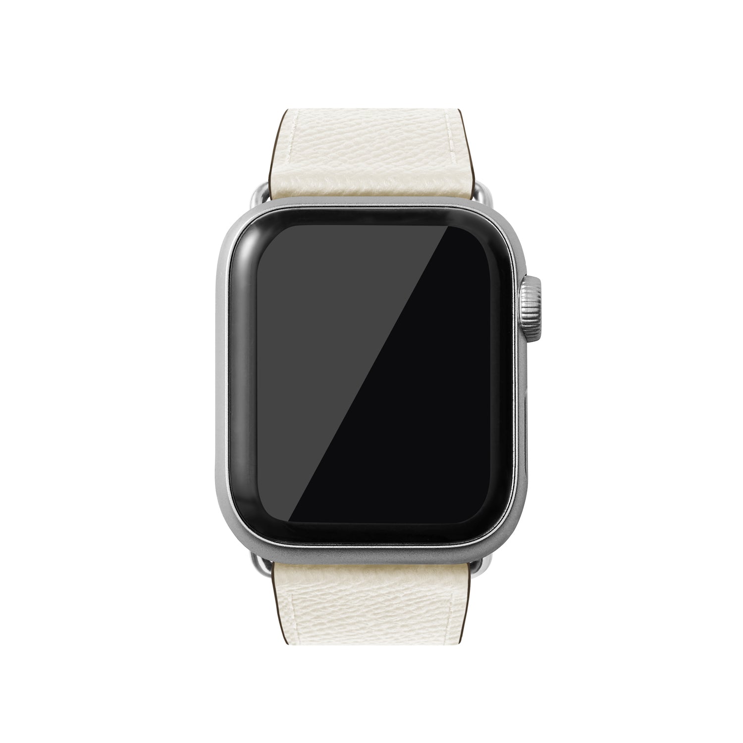 ノブレッサ Apple Watch レザーバンド【42mm/44mm/45mm, M/Lサイズ】 (アダプター：シルバー)